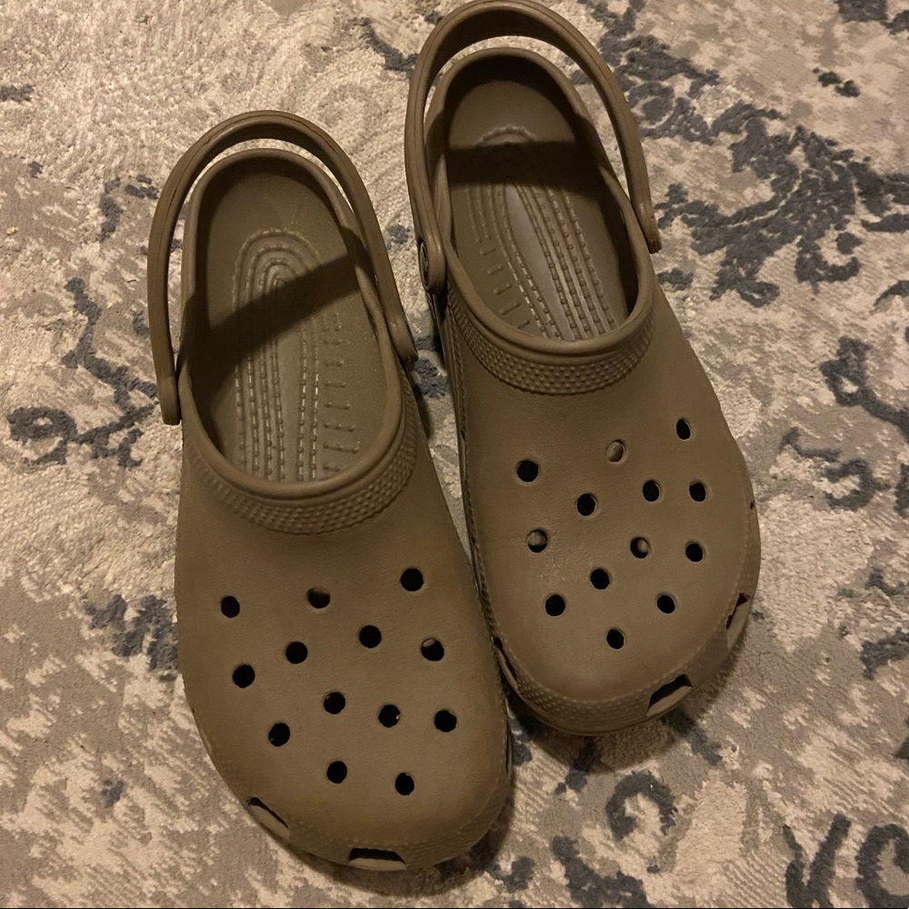 Brown CROCS